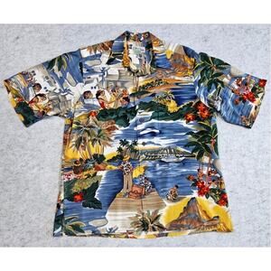 Reyn Spooner Button Down Shirt Aloha Honolulu Hawaii Mens Size S New